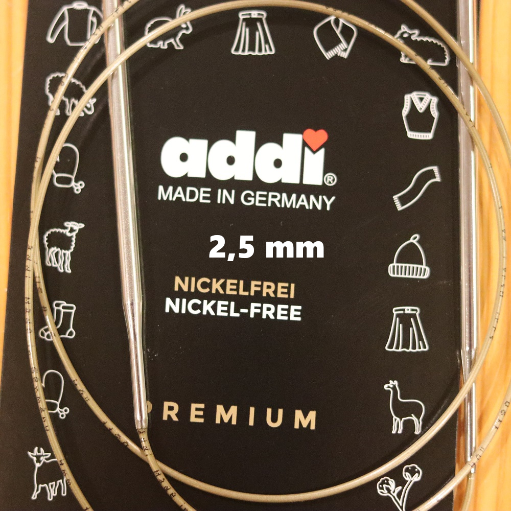 Addi rundpind 2,5 mm