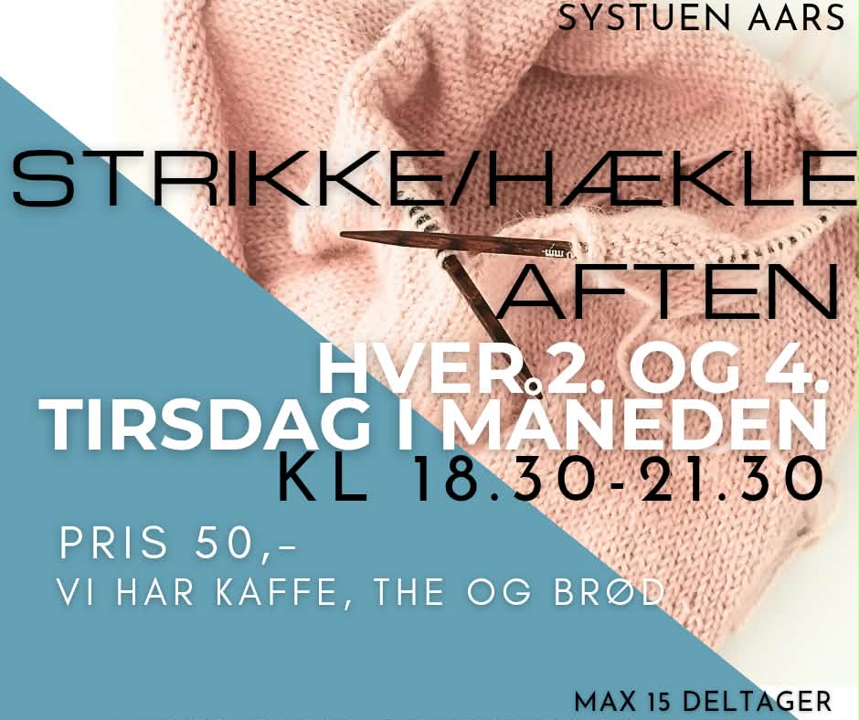 StrikkeCafe den 8 - 12 - 26